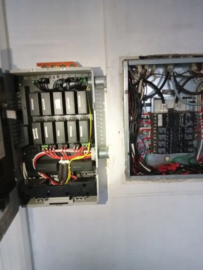 Electrical panel upgrade completed for Ring Doorbell Installation in Bethel